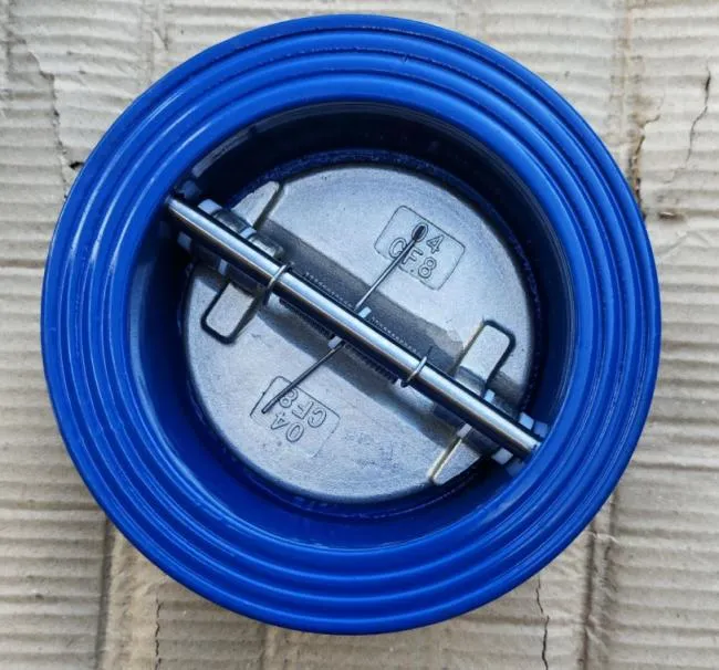 ڈکٹائل آئرن ڈبل-ڈسک ویفر-ٹائپ چیک والو