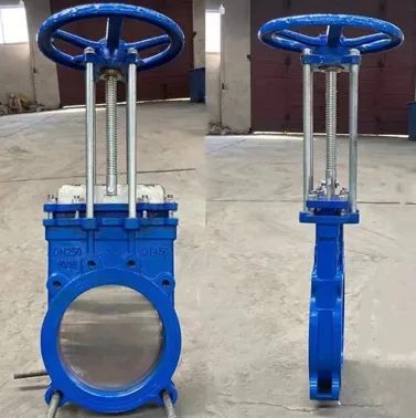 ڈکٹائل آئرن دستی چاقو گیٹ والو